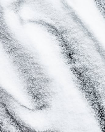 Der Zuckeralkohol Erythrit in Nahaufnahme