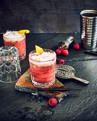 Whisky Sour Himbeer-Blutorange