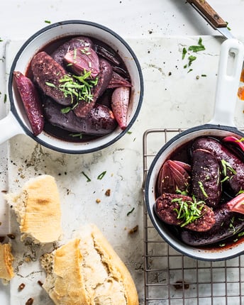 Chorizo in Rotwein