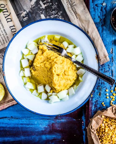 Griechisches Fava mit Olivenöl