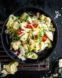 One-Pot-Pasta Chicken Alfredo