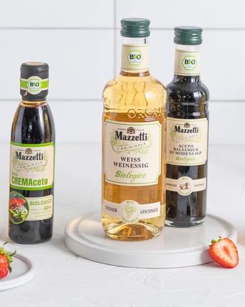 Verschiedene Bio-Produkte von Mazzetti