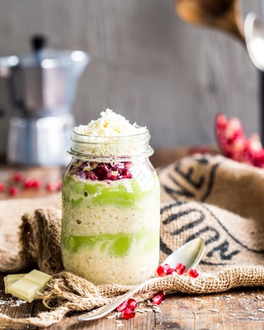 Overnight Oats mit Avocado
