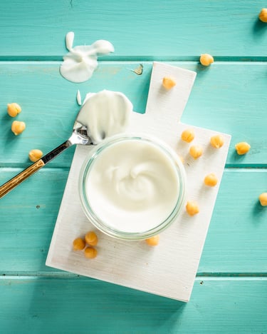 Vegane Mayonnaise aus Kichererbsenwasser