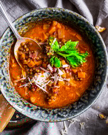 Linsensuppe Zuppa di Lenticchie