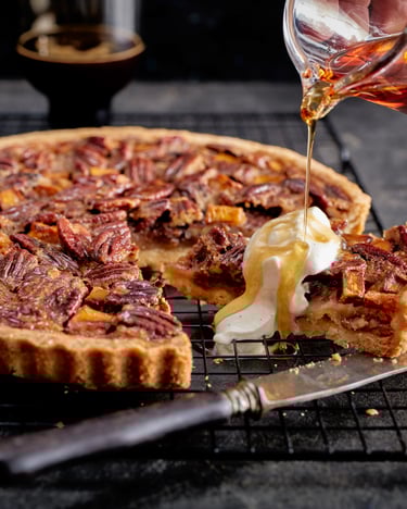 Pecan Maple Pie mit Süßkartoffel