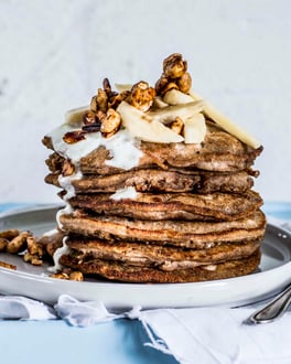 Pancakes mit Bananen