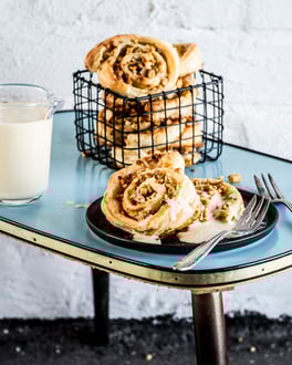 Mini-Apfelstrudel mit Blätterteig