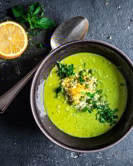 Erbsen Kokos Suppe