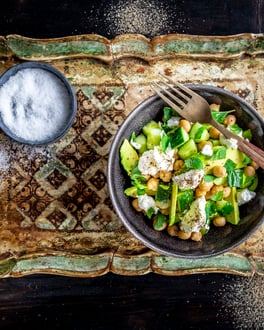 Low-Carb-Kichererbsensalat
