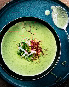 Grüne Radieschensuppe