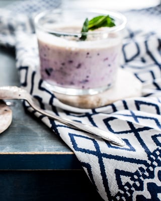 Heidelbeer-Smoothie mit Amaranth