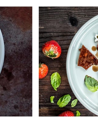 Dessert für italienisches Menü
