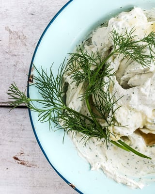 Ziegenfrischkäse Dip mit Honig