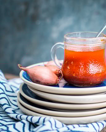 Dressing mit gegrillter Paprika
