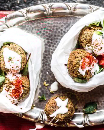 Selbst gemachte Falafel