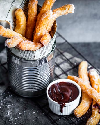 Churros Mit Schokosauce