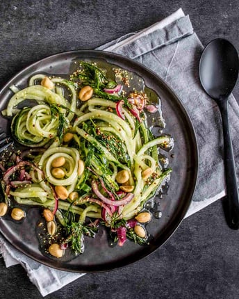 Gurken-Spirelli-Salat-mit-Dill-Senf-Dressing