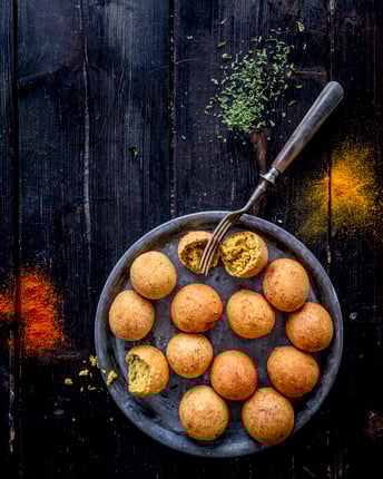 Falafel Mit Kichererbsenmehl