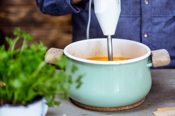 Surf-n-Turf-Suppe - Pürieren