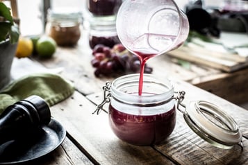 Rotwein Konfituere Abfuellen