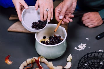 Cranberrys Apfel Und Zimtstange