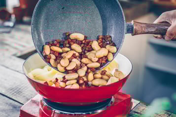 Pancetta zugeben