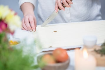 Blaetterteig In Streifen Schneiden