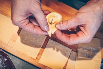 Tortellini Mit Spinat Ricotta Füllung Tortellini Formen