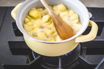 Apfel Zimt Kompott Mit Vanillesauce äpfel Einkochen