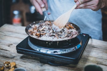 Pfifferling Rahmsauce Sauce Aufkochen Lassen