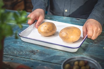 Backkartoffeln backen
