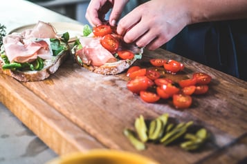 Strammer Max Mit Tomaten Brot Belegen