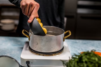 Drillinge kochen