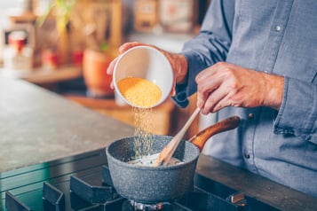 Polenta-einrühren