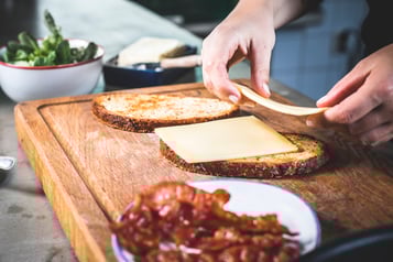Strammer Max Deluxe Brot Mit Käse Belegen