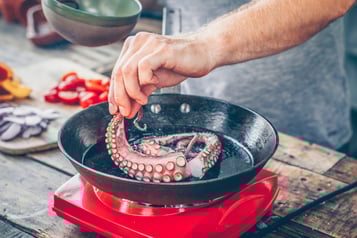 Pulpo Anbraten