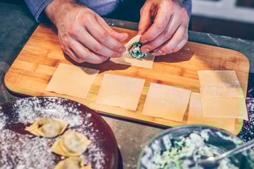 Tortellini Mit Spinat Ricotta Füllung Tortellini Füllen
