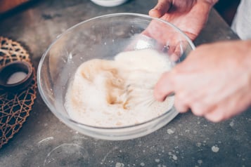 Hefeteig Ruehren No Knead Broetchen