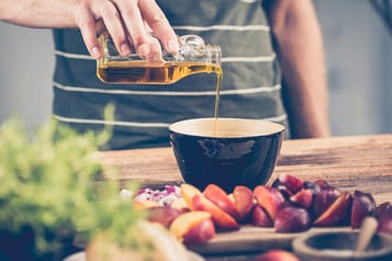 Pflaumen Nektarinen Salat Dressing
