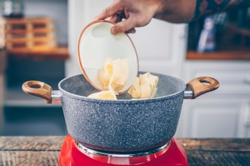 Pappardelle kochen