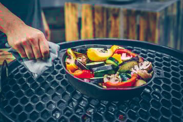 Gegrillte Dorade Mit Antipasti Gemüse Grillen