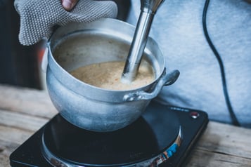 Pfifferlingsuppe Mit Sahne Suppe Pürieren