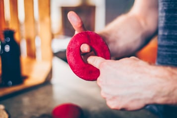 Bagel Loch Weiten Step 13