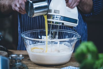 Waffelteig Glattrühren