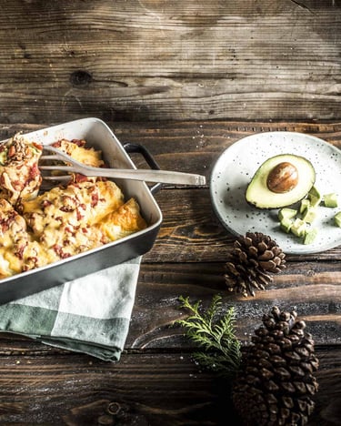 Enchiladas mit Hack-Gemüse-Füllung