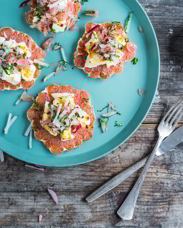 Ofenkäse mit Frischekick