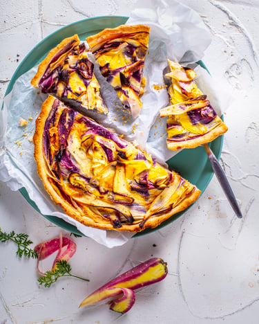 Wurzelgemüse Quiche