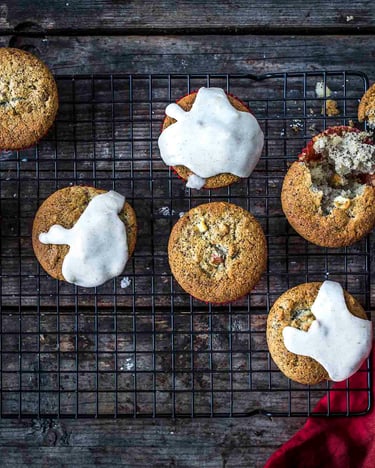 Mandel-Apfel-Mohnmuffin