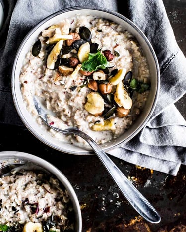 Bircher Müsli mit Haselnüssen